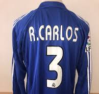 roberto carlos real madrid jersey