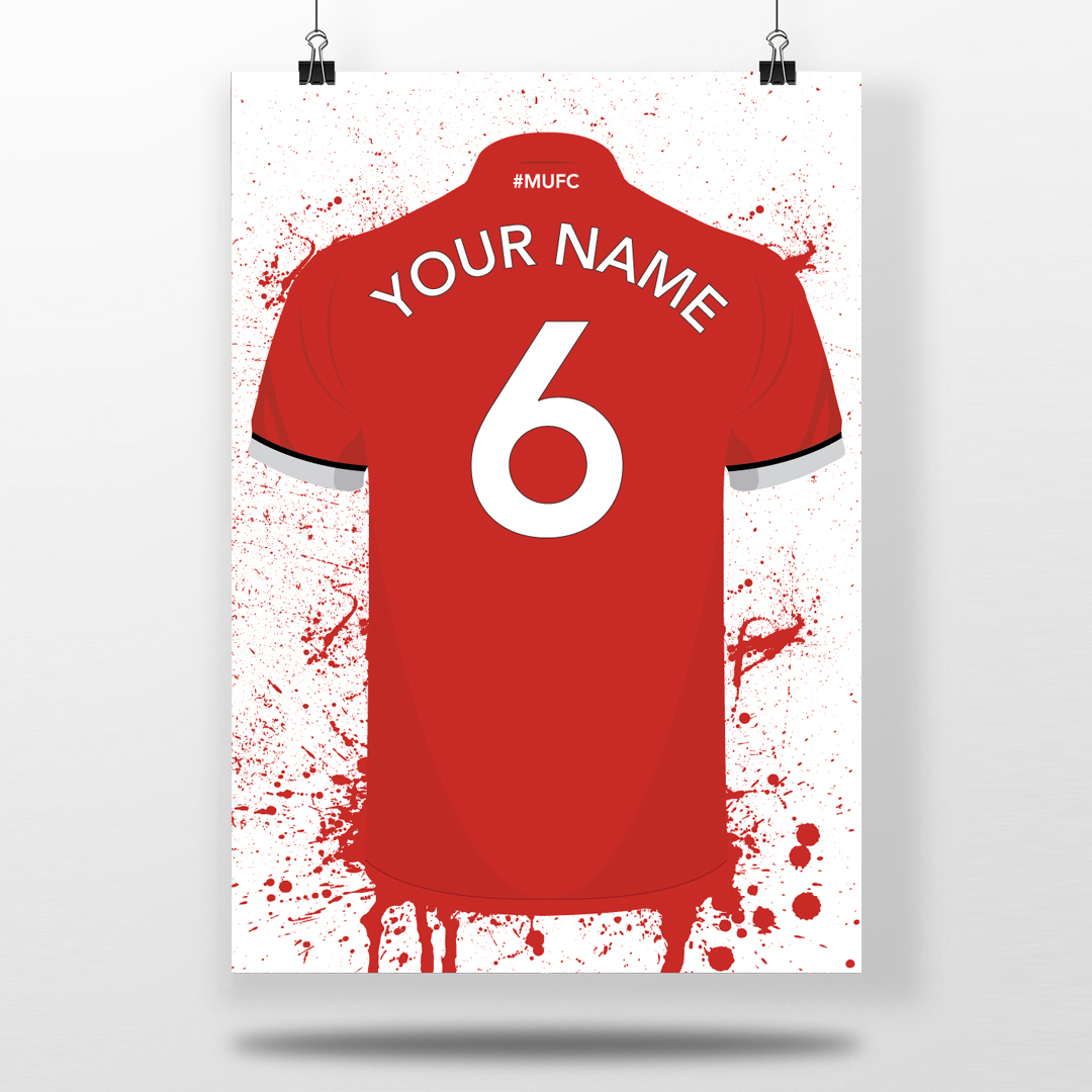 personalised football shirt