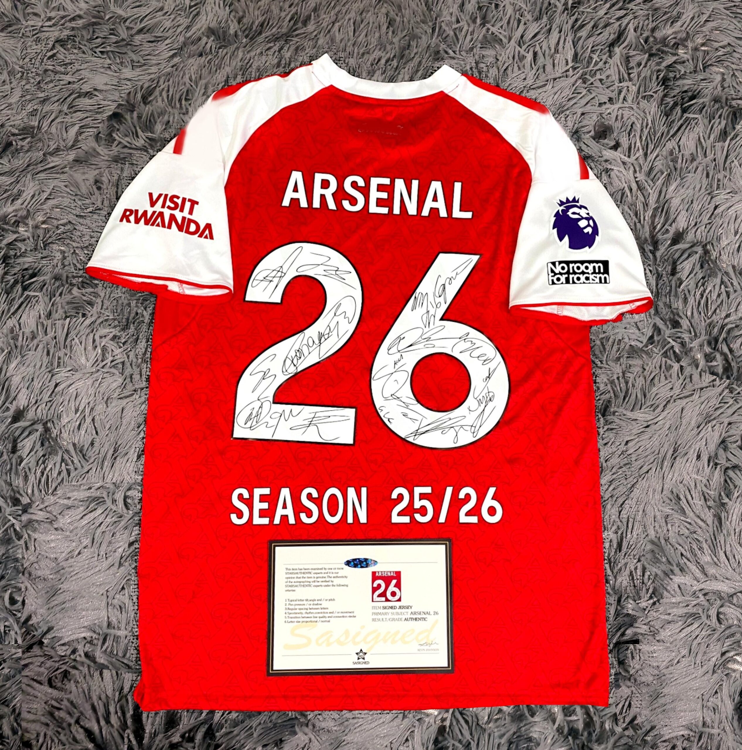The Legacy of a Signed Arsenal Shirt: A Symbol of Fan Devotion