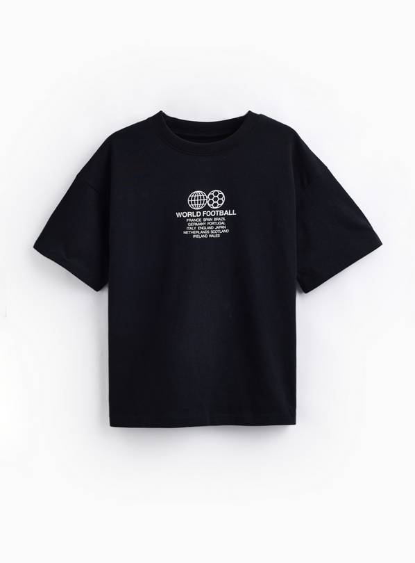black football shirt