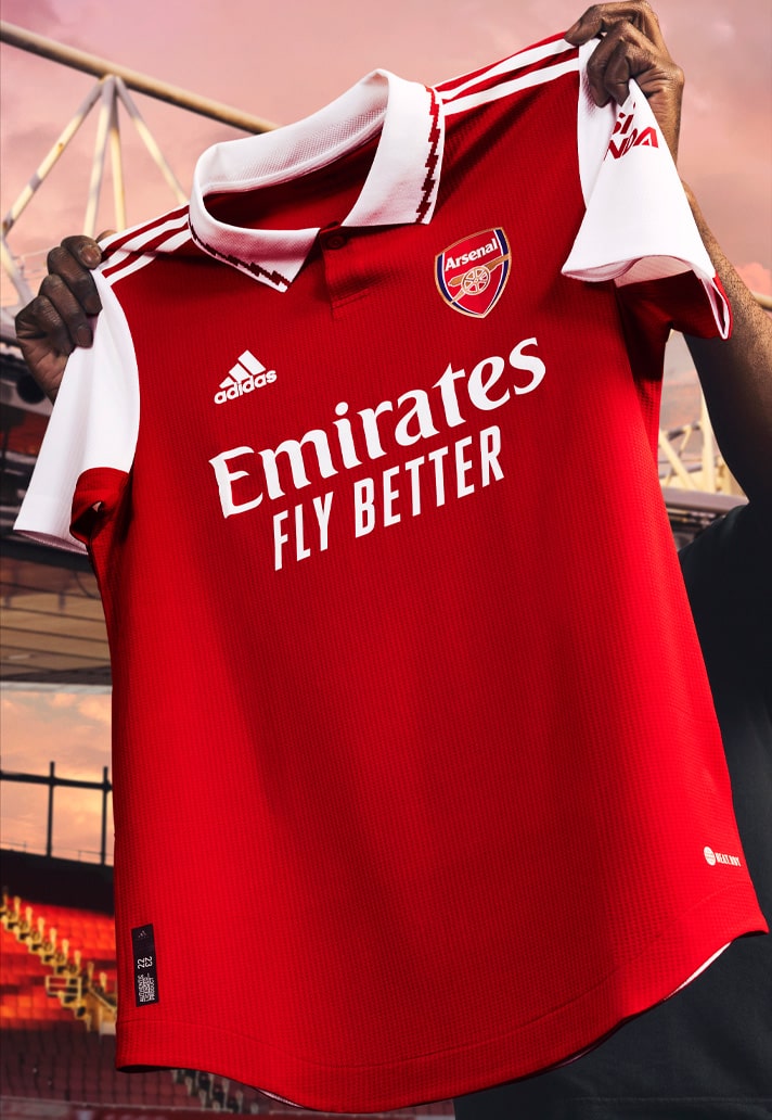 arsenal home shirt 22 23